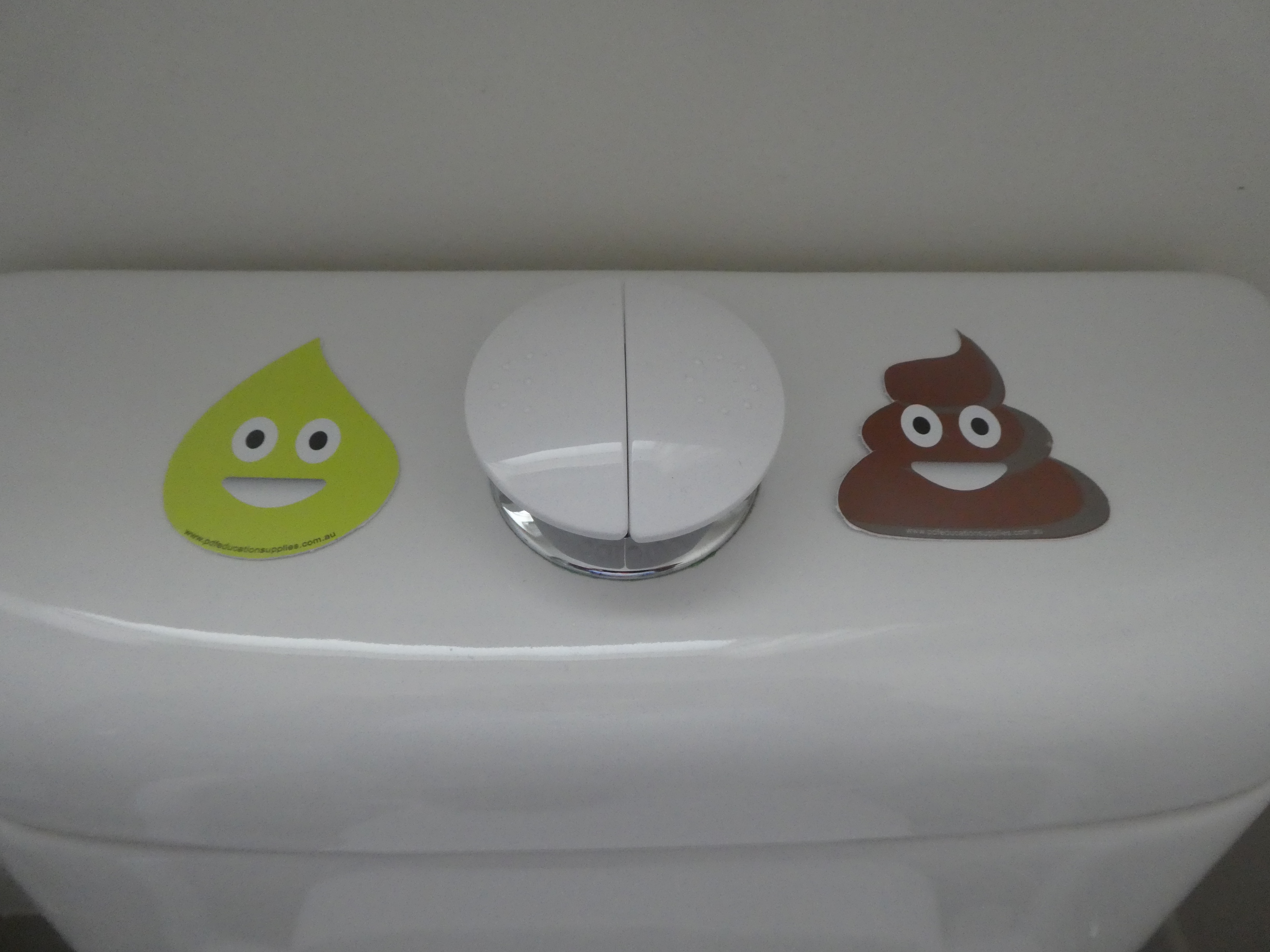 Toilet Flush Stickers