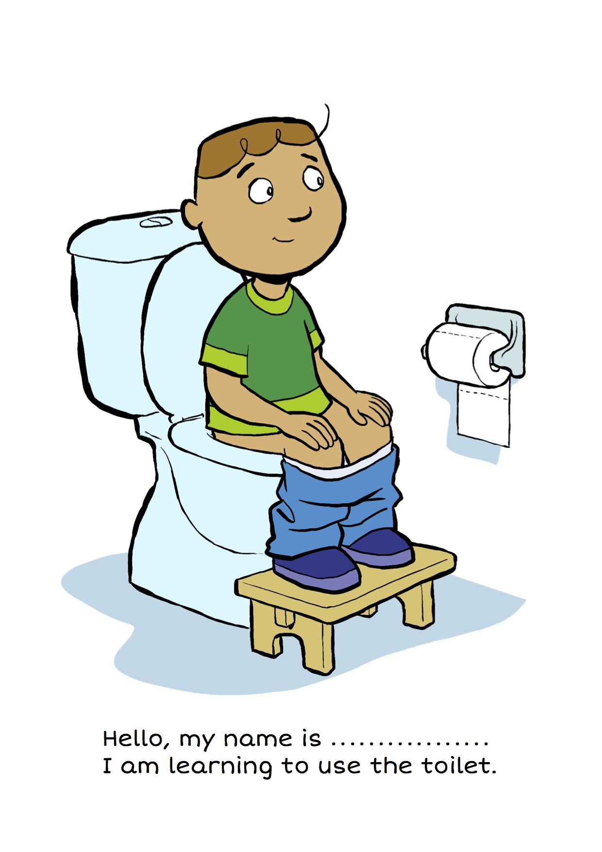 Toilet Time: A story for boys learning to stand for wee and sit for poo