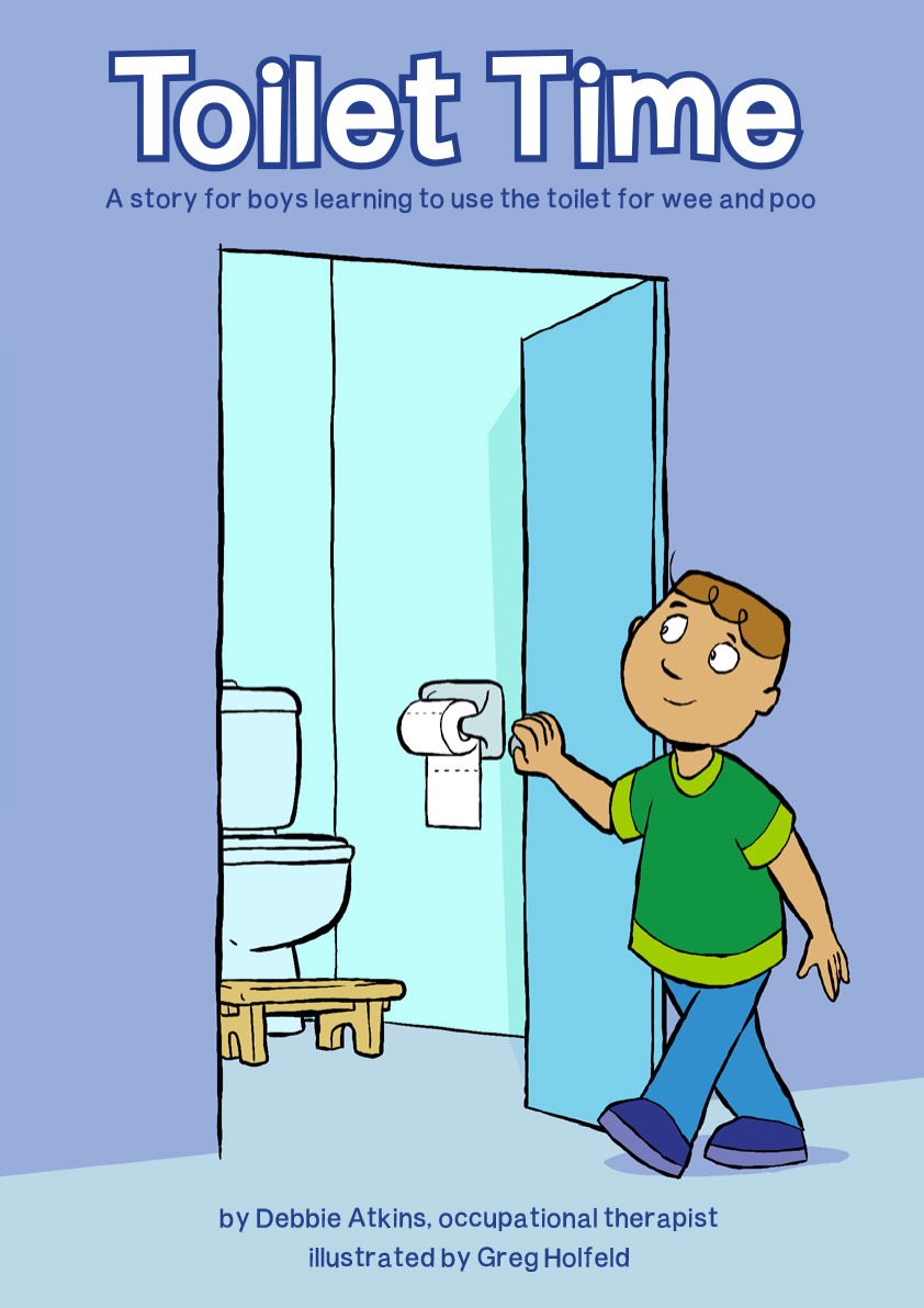 Boys Toilet Time set: A story for boys learning to use the toilet for wee and poo